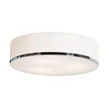 Or 20672LEDD-CH-OPL 16 in. Aero LED Chrome Flush Mount Ceiling Light OR882057